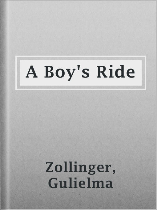 Cover of A Boy's Ride